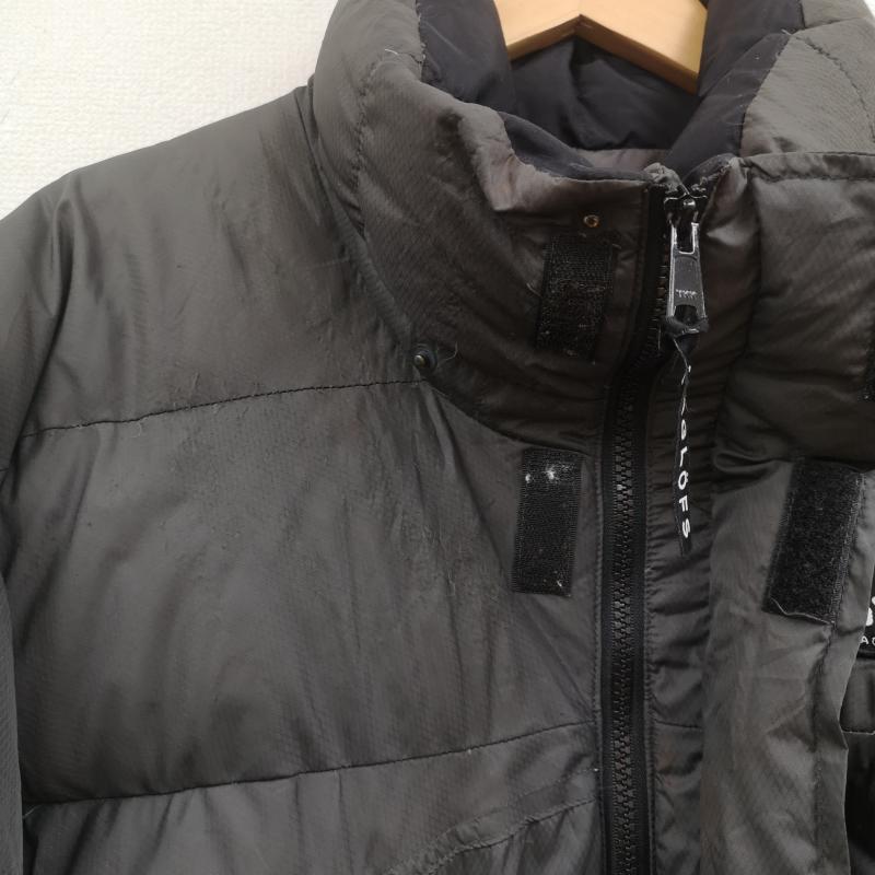 ホグロフス HAGLOFS ジャケット、上着 ダウンジャケット ワンポイント Hロゴ ワッペン ダウン ジャケット L 灰 / グレー / gray X チャコールグレー / チャコールグレー / メンズ USED 古着 中古 50169961