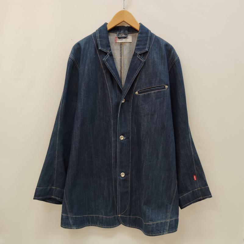 リーバイス Levi s ジャケット、上着 ジャケット、ブレザー リーバイス エンジニアードジーンズ デニム テーラード ジャケット L 水色 / ライトブルー / メンズ USED 古着 中古 50169962