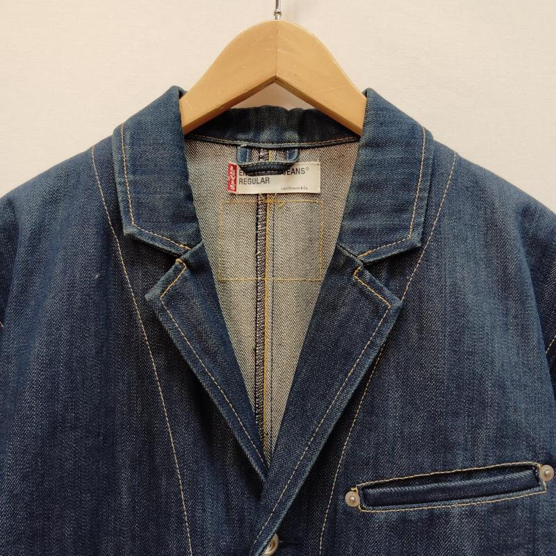 リーバイス Levi s ジャケット、上着 ジャケット、ブレザー リーバイス エンジニアードジーンズ デニム テーラード ジャケット L 水色 / ライトブルー / メンズ USED 古着 中古 50169962