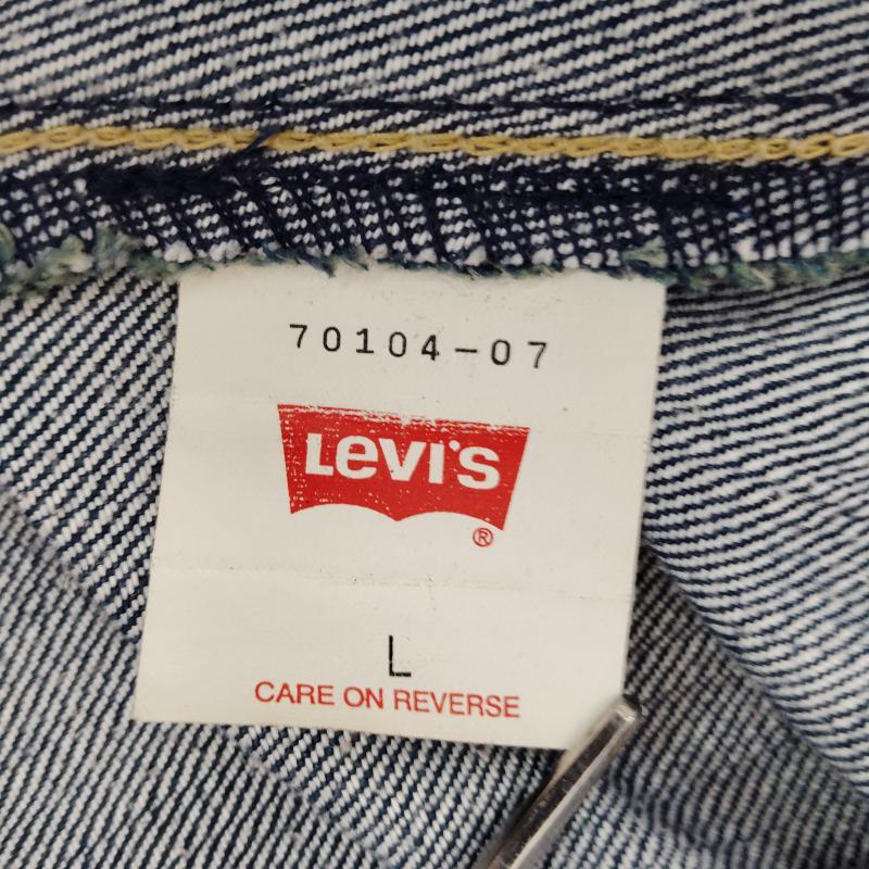 リーバイス Levi s ジャケット、上着 ジャケット、ブレザー リーバイス エンジニアードジーンズ デニム テーラード ジャケット L 水色 / ライトブルー / メンズ USED 古着 中古 50169962