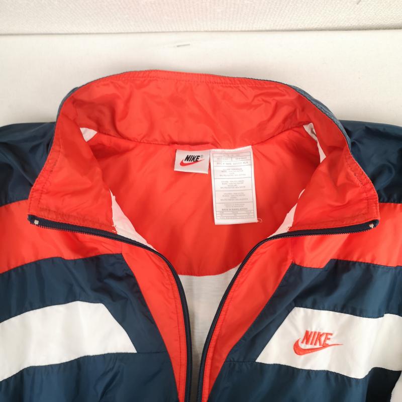 ナイキ NIKE ジャケット、上着 ジャンパー、ブルゾン 90s 銀タグ トリコロール クレイジーパターン 切り替え ナイロン ジャケット XL マルチカラー / マルチカラー / multicolor メンズ USED 古着 中古 50169963