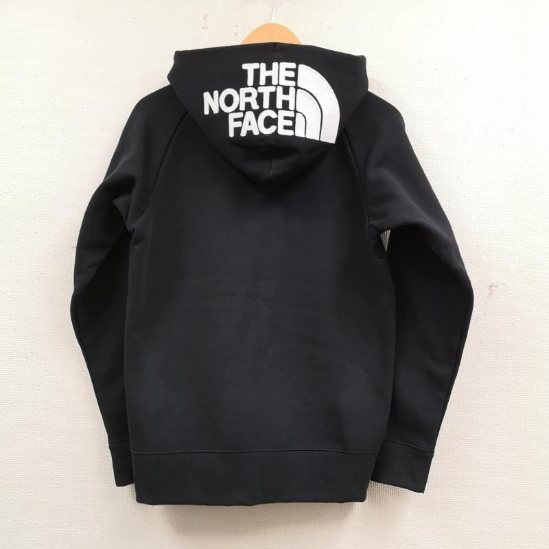 ザノースフェイス THE NORTH FACE パーカー 長袖 リアビュー フルジップ フーディ 裏起毛 スウェット パーカー M 黒 / ブラック / black X 白 / ホワイト / white レディース USED 古着 中古 50169969