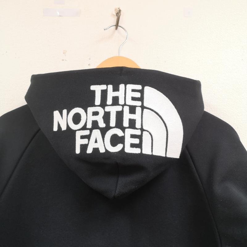 ザノースフェイス THE NORTH FACE パーカー 長袖 リアビュー フルジップ フーディ 裏起毛 スウェット パーカー M 黒 / ブラック / black X 白 / ホワイト / white レディース USED 古着 中古 50169969