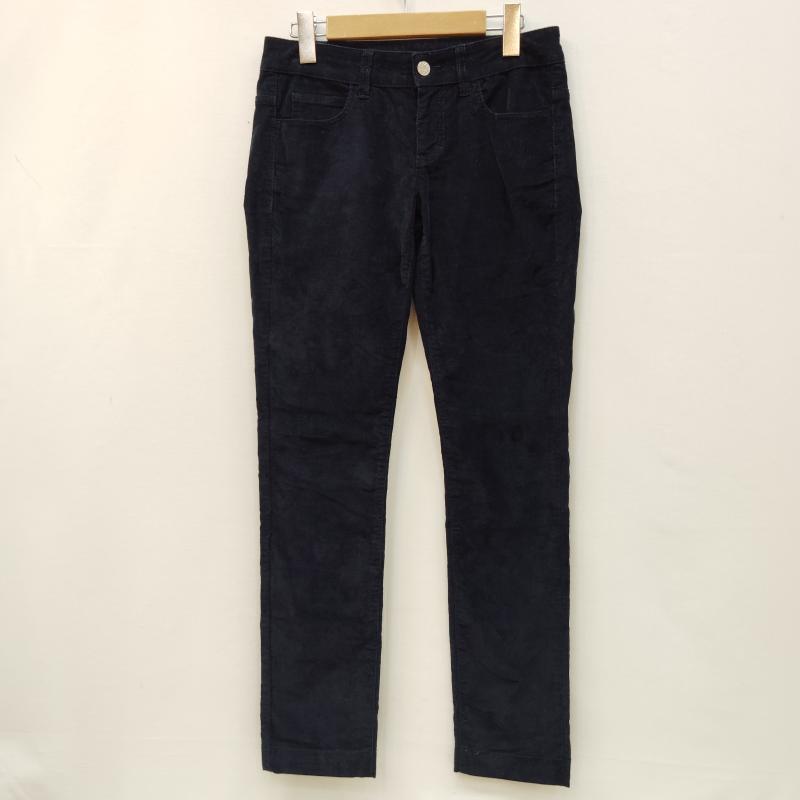 グッチ GUCCI パンツ スラックス コーデュロイ パンツ GUCCI インターロッキング GG ロゴ 刺繍 38 紺 / ネイビー / navy レディース USED 古着 中古 50169974