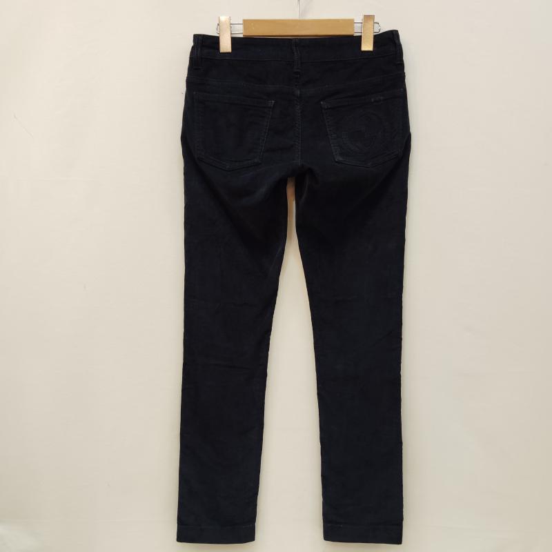 グッチ GUCCI パンツ スラックス コーデュロイ パンツ GUCCI インターロッキング GG ロゴ 刺繍 38 紺 / ネイビー / navy レディース USED 古着 中古 50169974