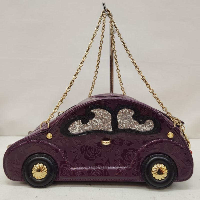 アナスイ ANNASUI ハンドバッグ ハンドバッグ モーターカー 車型 ショルダー バッグ ハンド バッグ 数量限定 - 紫 / パープル / purple レディース USED 古着 中古 50169979