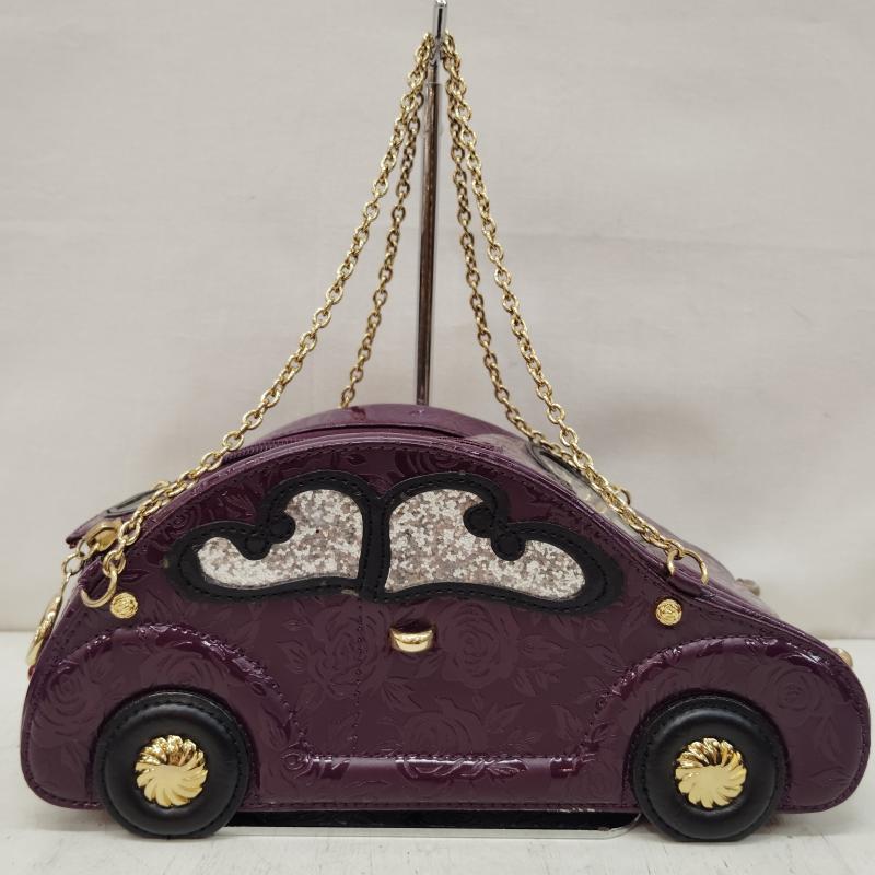 アナスイ ANNASUI ハンドバッグ ハンドバッグ モーターカー 車型 ショルダー バッグ ハンド バッグ 数量限定 - 紫 / パープル / purple レディース USED 古着 中古 50169979