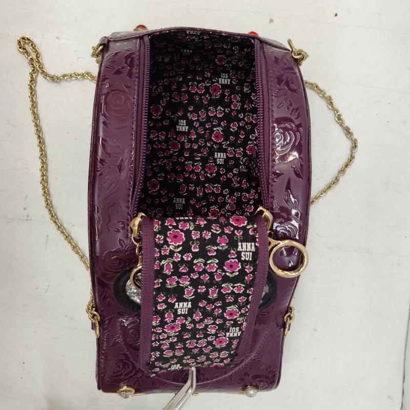 アナスイ ANNASUI ハンドバッグ ハンドバッグ モーターカー 車型 ショルダー バッグ ハンド バッグ 数量限定 - 紫 / パープル / purple レディース USED 古着 中古 50169979