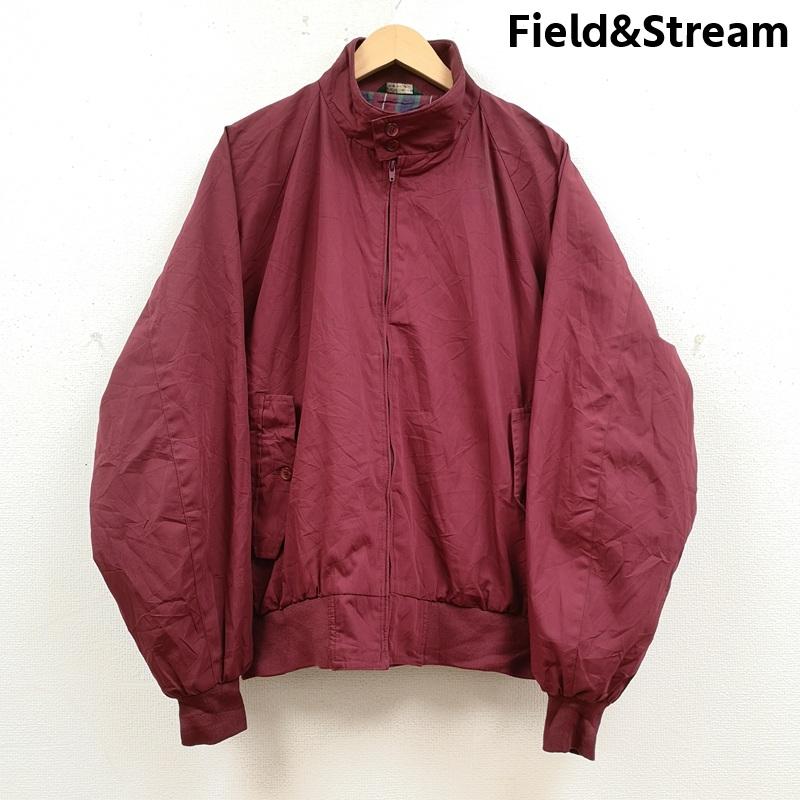 古着 USED ジャケット、上着 ジャンパー、ブルゾン Field&Stream フィールド＆ストリーム 裏地タータンチェック柄 スイング トップ XL えんじ / ワインレッド / dark red メンズ USED 古着 中古 50169988