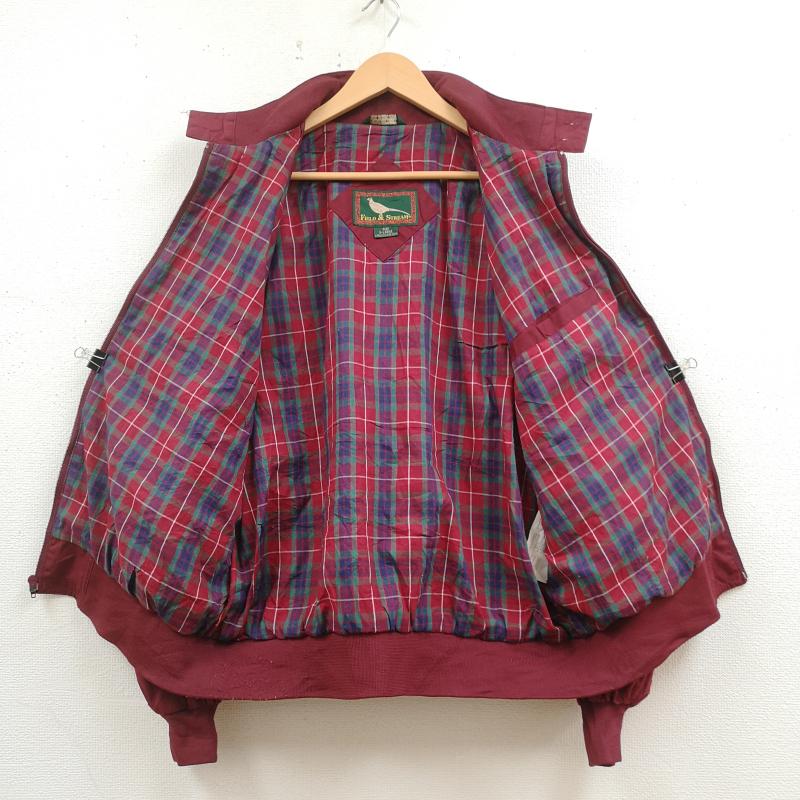 古着 USED ジャケット、上着 ジャンパー、ブルゾン Field&Stream フィールド＆ストリーム 裏地タータンチェック柄 スイング トップ XL えんじ / ワインレッド / dark red メンズ USED 古着 中古 50169988