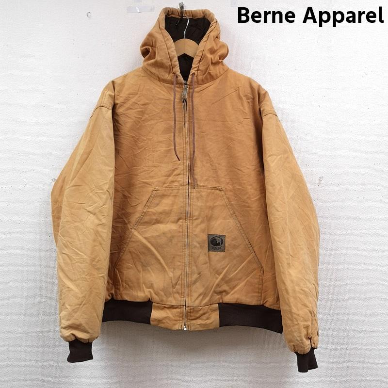 古着 USED ジャケット、上着 ジャンパー、ブルゾン Berne Apparel バーン アパレル ダック ワーク アクティブ ジャケット 黄 / イエロー / yellow X 茶 / ブラウン / brown メンズ USED 古着 中古 50169989