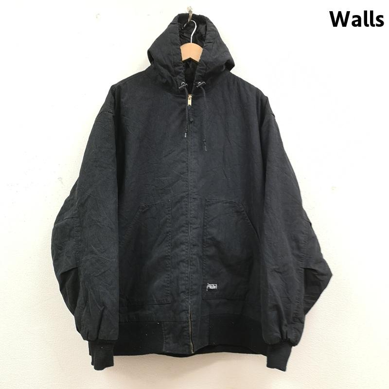 古着 USED ジャケット、上着 ジャンパー、ブルゾン Walls ウォールズ ダック ワーク アクティブ ジャケット XXL 黒 / ブラック / black メンズ USED 古着 中古 50169991