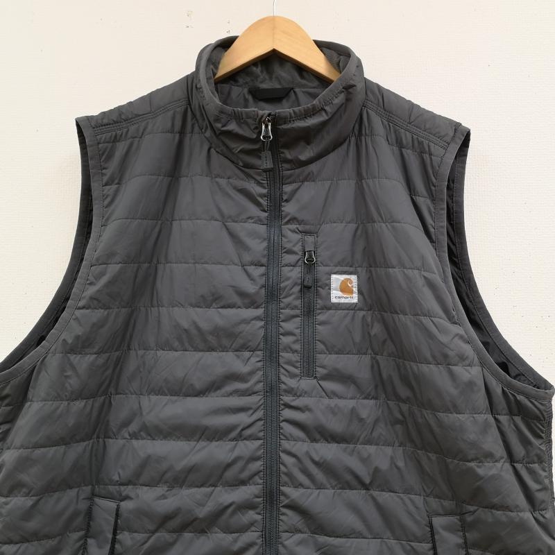 カーハート Carhartt ベスト ベスト 軽量 中綿 ナイロン Gilliam Vest ギリアム ベスト 102286 XXL 灰 / グレー / gray メンズ USED 古着 中古 50169993