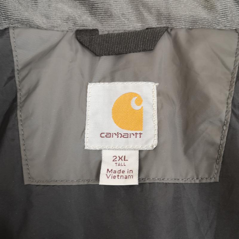 カーハート Carhartt ベスト ベスト 軽量 中綿 ナイロン Gilliam Vest ギリアム ベスト 102286 XXL 灰 / グレー / gray メンズ USED 古着 中古 50169993