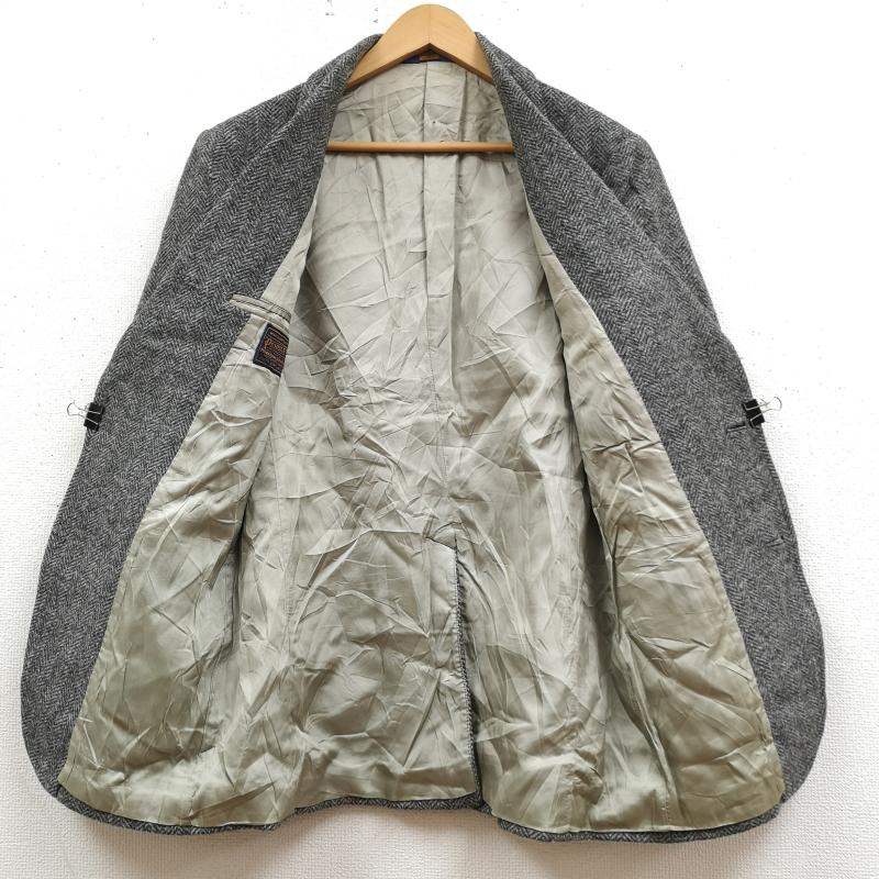 ペンドルトン PENDLETON ジャケット、上着 ジャケット、ブレザー USA製 ヘリンボーン ツイード テーラード ジャケット スポーツ コート 40 灰 / グレー / gray メンズ USED 古着 中古 50169997