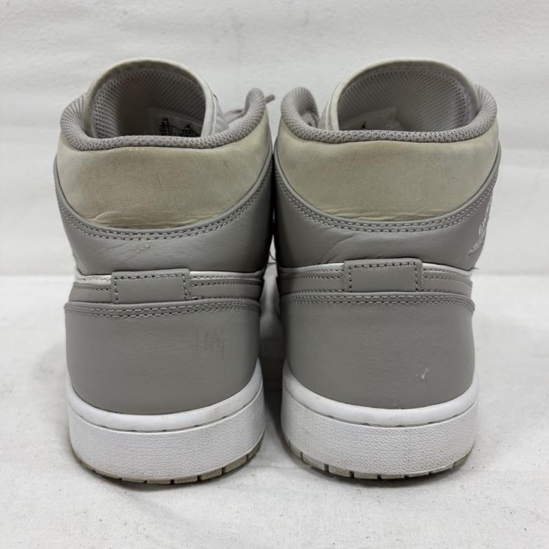 ナイキ NIKE スニーカー スニーカー AIR JORDAN 1 MID エアジョーダン カレッジグレー 554724-082 バスケット ロゴ スニーカー 27.5cm ロゴ、文字 白 / ホワイト / white X 灰 / グレー / gray メンズ USED 古着 中古 50169999