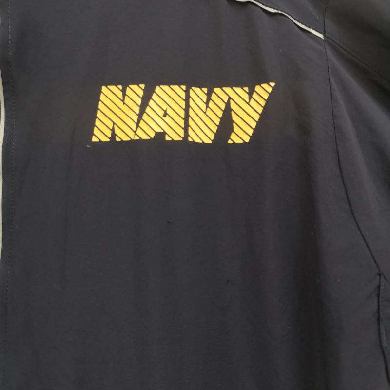 古着 USED ジャケット、上着 ジャンパー、ブルゾン U.S. NAVY USA製 アメリカ 海軍 フィジカル フィットネス ランニング ミリタリー ジャケット M 紺 / ネイビー / navy メンズ USED 古着 中古 50170001