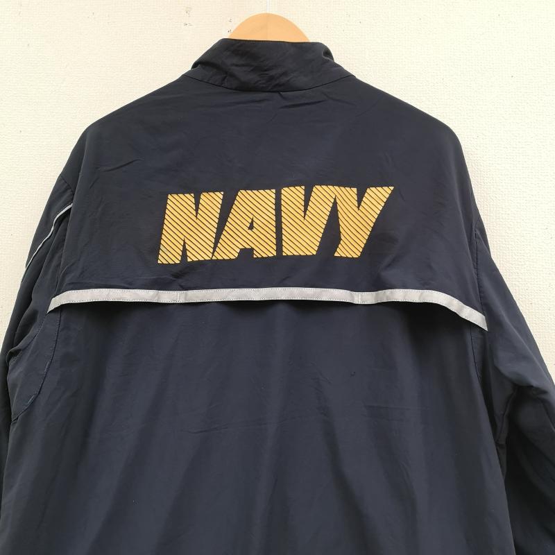 古着 USED ジャケット、上着 ジャンパー、ブルゾン U.S. NAVY USA製 アメリカ 海軍 フィジカル フィットネス ランニング ミリタリー ジャケット M 紺 / ネイビー / navy メンズ USED 古着 中古 50170001