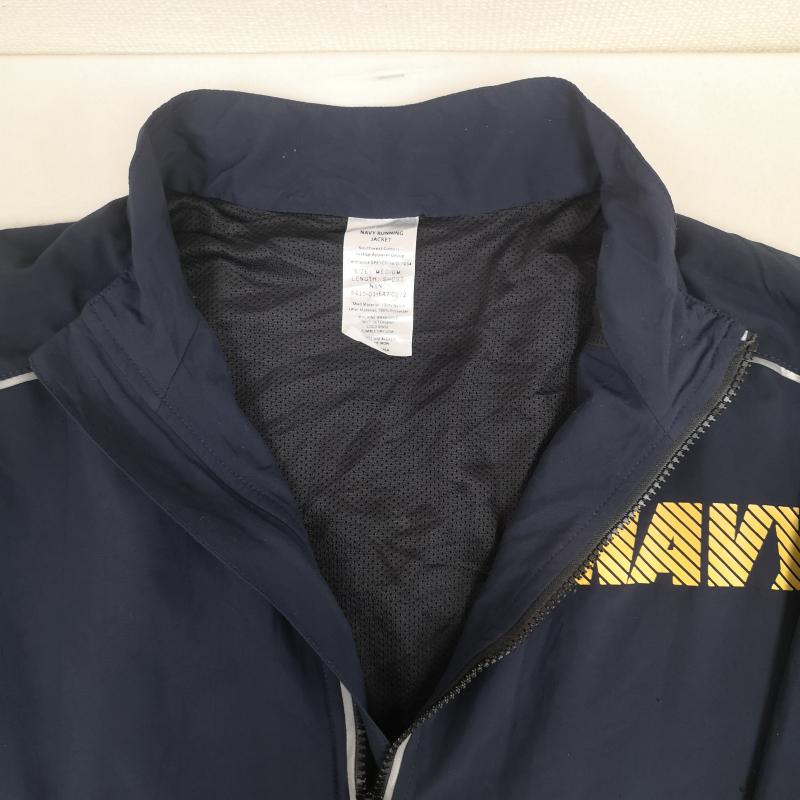 古着 USED ジャケット、上着 ジャンパー、ブルゾン U.S. NAVY USA製 アメリカ 海軍 フィジカル フィットネス ランニング ミリタリー ジャケット M 紺 / ネイビー / navy メンズ USED 古着 中古 50170001