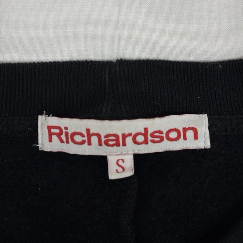 リチャードソン RICHARDSON トレーナー 長袖 USA製 切替し スウェット トレーナー 長袖 S 黒 / ブラック / black メンズ USED 古着 中古 50170008