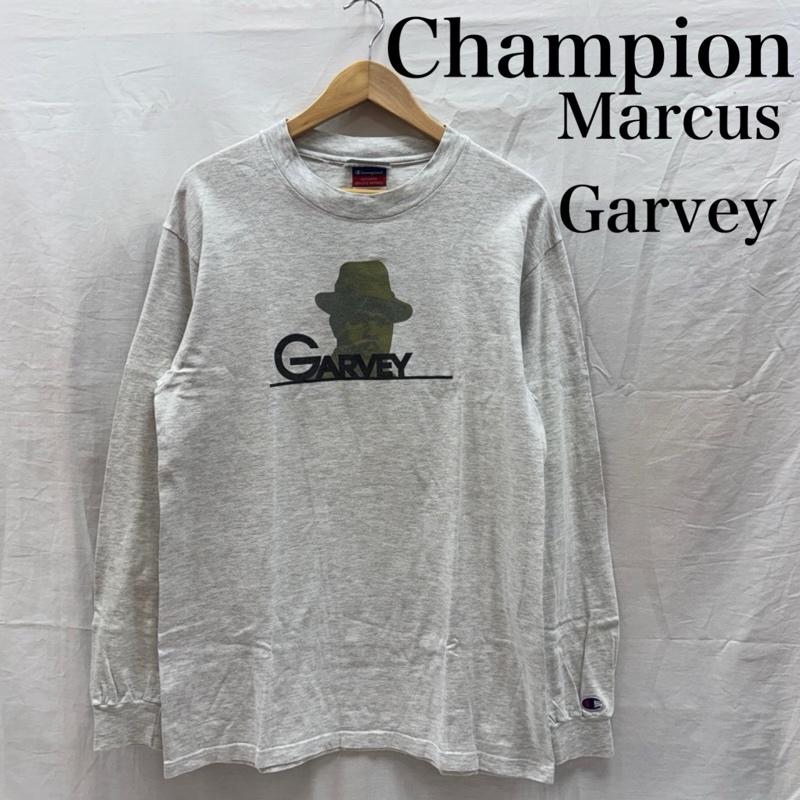 チャンピオン Champion Tシャツ 長袖 00年代 00s MARCUS GARVEY マーカスガーベイ クルーネック ロンT 長袖 Tシャツ M メンズ USED 古着 中古 50170010