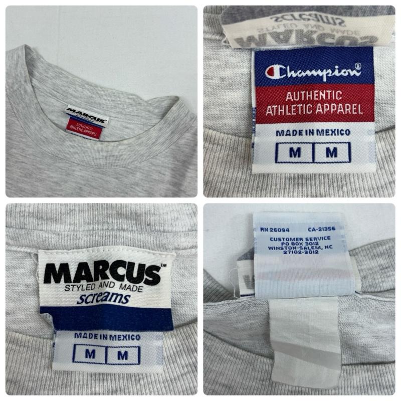 チャンピオン Champion Tシャツ 長袖 00年代 00s MARCUS GARVEY マーカスガーベイ クルーネック ロンT 長袖 Tシャツ M メンズ USED 古着 中古 50170010