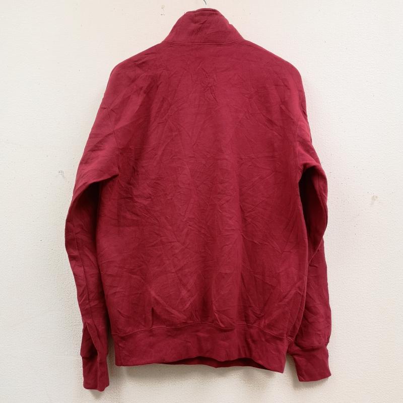 チャンピオン Champion トレーナー 長袖 ボストン 大学 BOSTON UNIVERSITY ハーフ ジップ スウェット トレーナー L 赤 / レッド / red メンズ USED 古着 中古 50170014