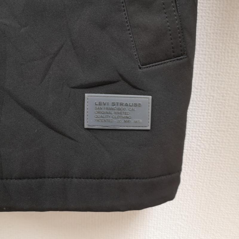 リーバイストラウスアンドコー Levi Strauss & co. ジャケット、上着 ジャンパー、ブルゾン ソフトシェル 2ポケット シェルパラインド フーデッド トラッカー ジャケット L 黒 / ブラック / black メンズ USED 古着 中古 50170015