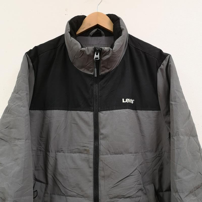 リーバイストラウスアンドコー Levi Strauss & co. ジャケット、上着 ジャンパー、ブルゾン アークティック クロス レトロ バブル 中綿 パファー ジャケット 黒 / ブラック / black X 灰 / グレー / gray メンズ USED 古着 中古 50170016