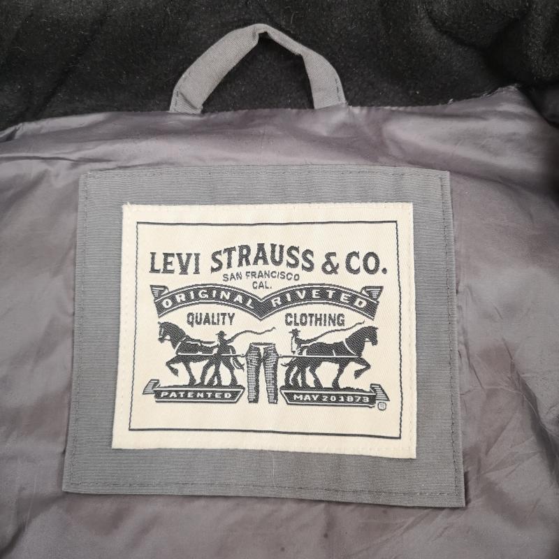 リーバイストラウスアンドコー Levi Strauss & co. ジャケット、上着 ジャンパー、ブルゾン アークティック クロス レトロ バブル 中綿 パファー ジャケット 黒 / ブラック / black X 灰 / グレー / gray メンズ USED 古着 中古 50170016