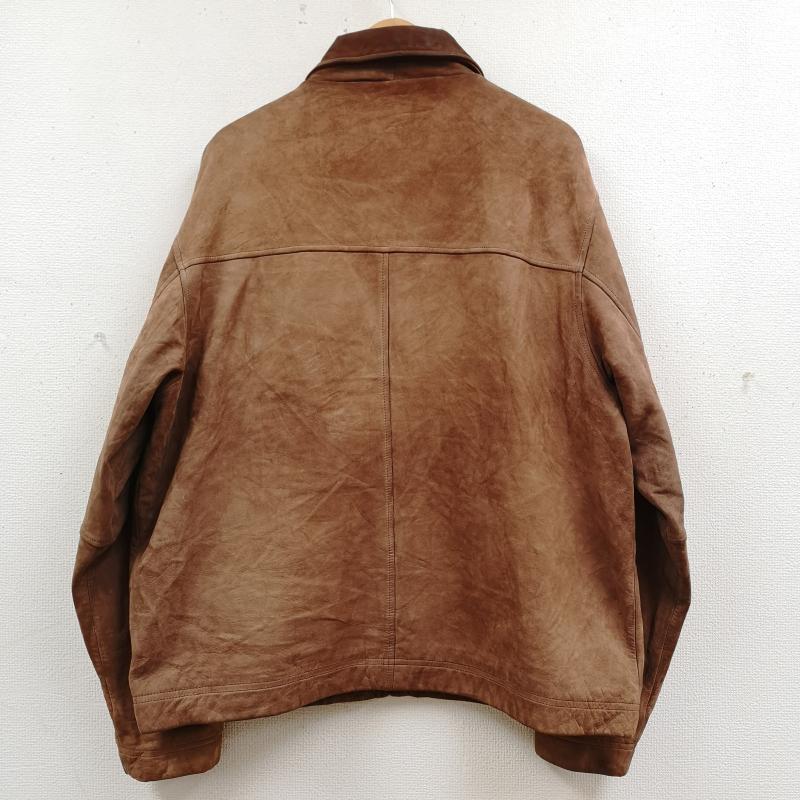 ティンバーランド Timberland ジャケット、上着 レザージャケット 02AW カウハイド 本革 レザー ジャケット 20257 L 茶 / ブラウン / brown メンズ USED 古着 中古 50170018
