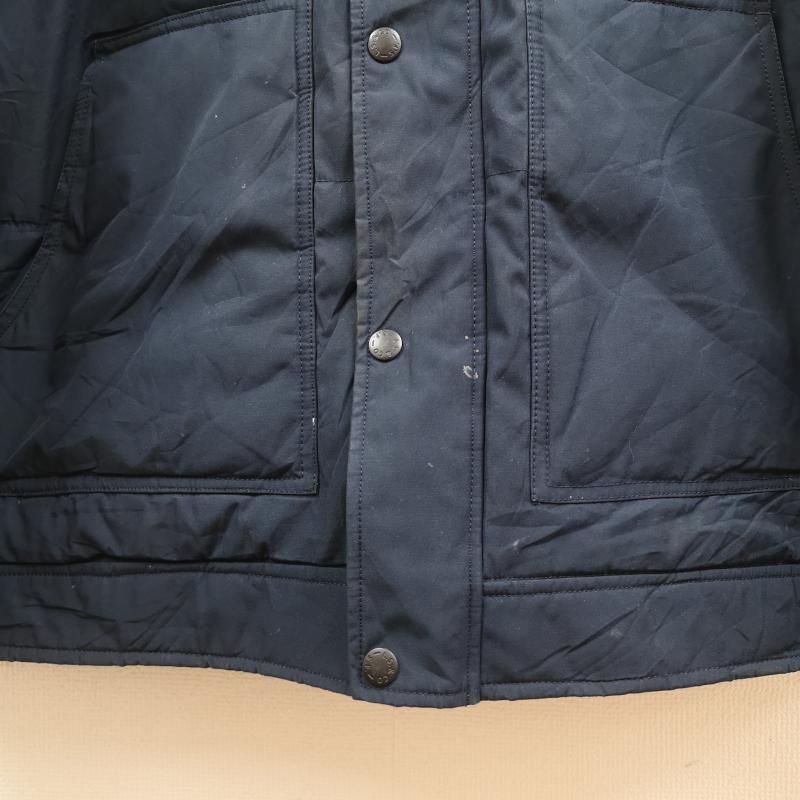 リーバイストラウスアンドコー Levi Strauss & co. ジャケット、上着 ジャンパー、ブルゾン ヘビーウェイト バッファロー チェック柄 フーデッド ミリタリー パファー ジャケット XXL 赤 / レッド / red X 紺 / ネイビー / navy メンズ USED 古着 中古 50170019