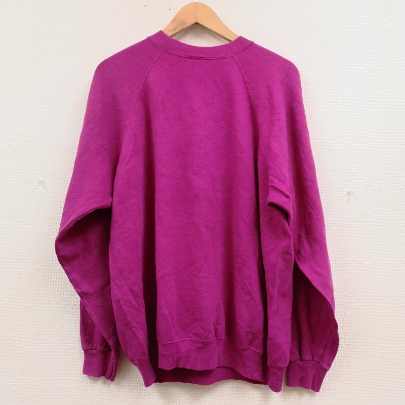 古着 USED トレーナー 長袖 Hanes USA製 VENICE BEACH ベニス ビーチ クルーネック スウェット トレーナー XL 紫 / パープル / purple X 桃 / ピンク / pink メンズ USED 古着 中古 50170020
