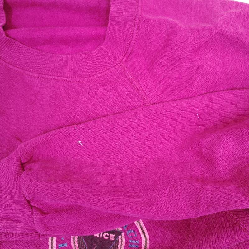 古着 USED トレーナー 長袖 Hanes USA製 VENICE BEACH ベニス ビーチ クルーネック スウェット トレーナー XL 紫 / パープル / purple X 桃 / ピンク / pink メンズ USED 古着 中古 50170020