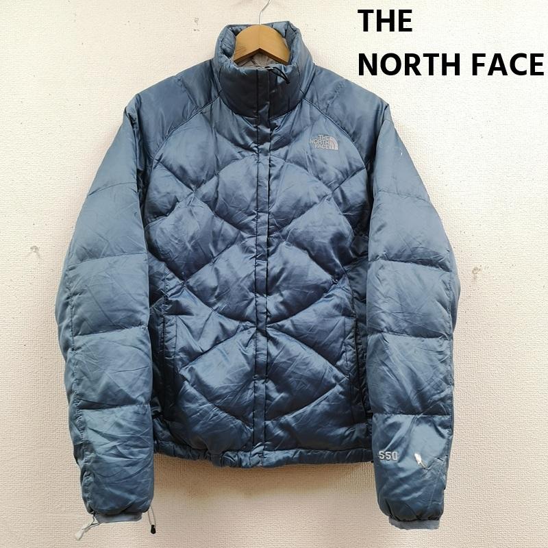 ザノースフェイス THE NORTH FACE ジャケット、上着 ダウンジャケット ダイヤモンド キルティング 550 フィルパワー グース ダウン ジャケット M 水色 / ライトブルー / レディース USED 古着 中古 50170024