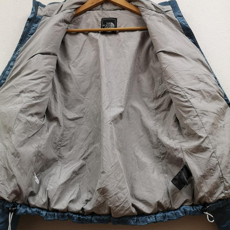 ザノースフェイス THE NORTH FACE ジャケット、上着 ダウンジャケット ダイヤモンド キルティング 550 フィルパワー グース ダウン ジャケット M 水色 / ライトブルー / レディース USED 古着 中古 50170024