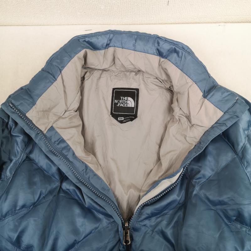 ザノースフェイス THE NORTH FACE ジャケット、上着 ダウンジャケット ダイヤモンド キルティング 550 フィルパワー グース ダウン ジャケット M 水色 / ライトブルー / レディース USED 古着 中古 50170024