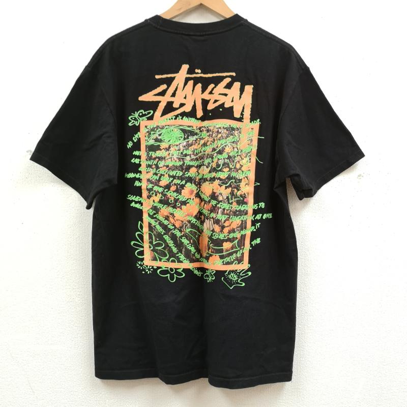 ステューシー STUSSY Tシャツ 半袖 20SS メキシコ製 Super Bloom S/S TEE 半袖 Tシャツ L 黒 / ブラック / black メンズ USED 古着 中古 50170027