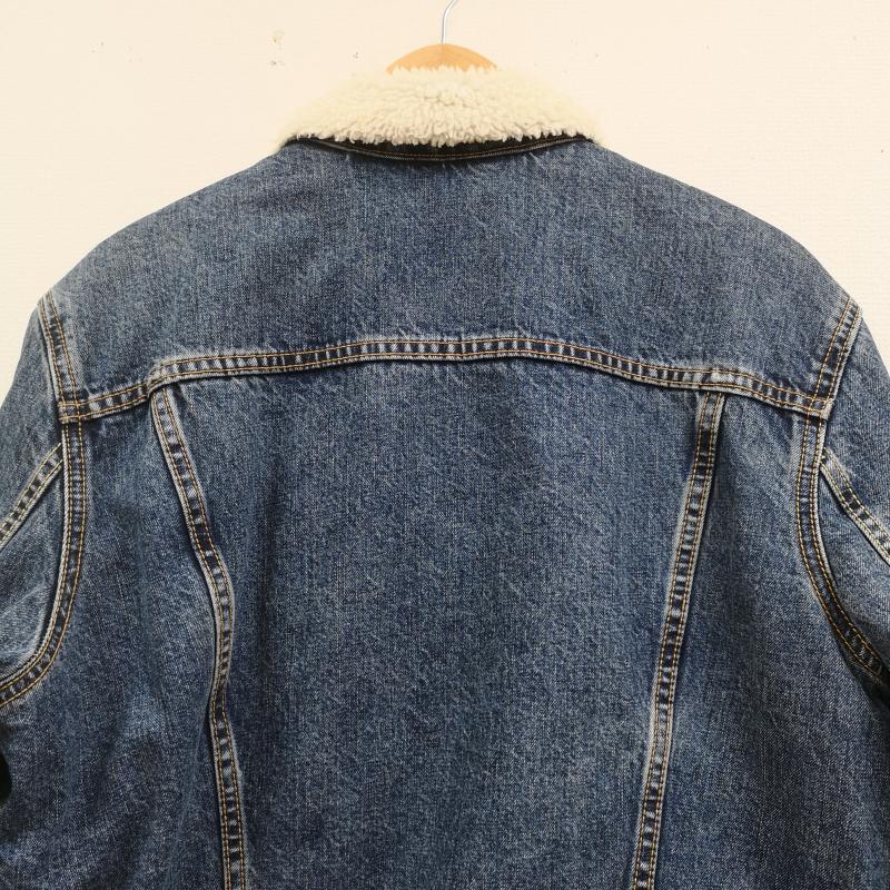 リーバイストラウスアンドコー Levi Strauss & co. ジャケット、上着 ジャンパー、ブルゾン TYPE III 3rd タイプ シェルパ ボア デニム トラッカー ジャケット M インディゴ / インディゴ / Indigo メンズ USED 古着 中古 50170033