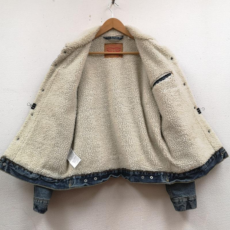 リーバイストラウスアンドコー Levi Strauss & co. ジャケット、上着 ジャンパー、ブルゾン TYPE III 3rd タイプ シェルパ ボア デニム トラッカー ジャケット M インディゴ / インディゴ / Indigo メンズ USED 古着 中古 50170033