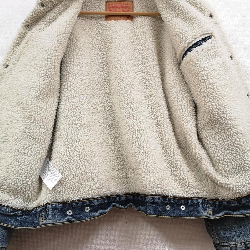 リーバイストラウスアンドコー Levi Strauss & co. ジャケット、上着 ジャンパー、ブルゾン TYPE III 3rd タイプ シェルパ ボア デニム トラッカー ジャケット M インディゴ / インディゴ / Indigo メンズ USED 古着 中古 50170033