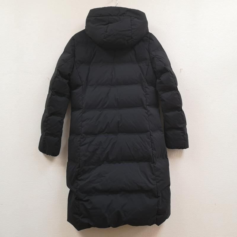 ユニクロ UNIQLO コート ダウンコート 耐久 撥水 加工 シームレス ダウン ロング コート 420253 M 紺 / ネイビー / navy レディース USED 古着 中古 50170036