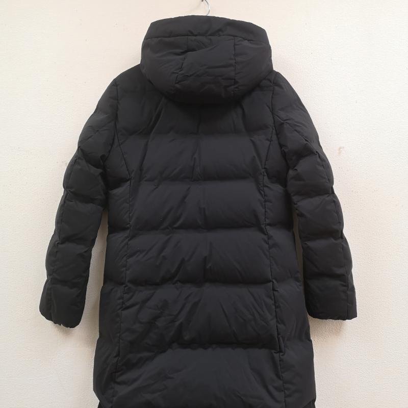 ユニクロ UNIQLO コート ダウンコート 耐久 撥水 加工 シームレス ダウン ロング コート 420253 M 紺 / ネイビー / navy レディース USED 古着 中古 50170036