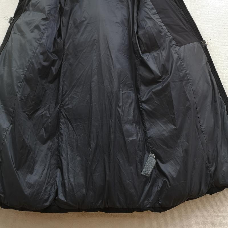 ユニクロ UNIQLO コート ダウンコート 耐久 撥水 加工 シームレス ダウン ロング コート 420253 M 紺 / ネイビー / navy レディース USED 古着 中古 50170036