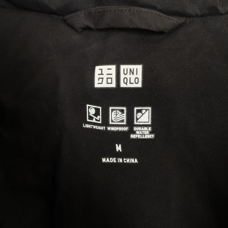 ユニクロ UNIQLO コート ダウンコート 耐久 撥水 加工 シームレス ダウン ロング コート 420253 M 紺 / ネイビー / navy レディース USED 古着 中古 50170036