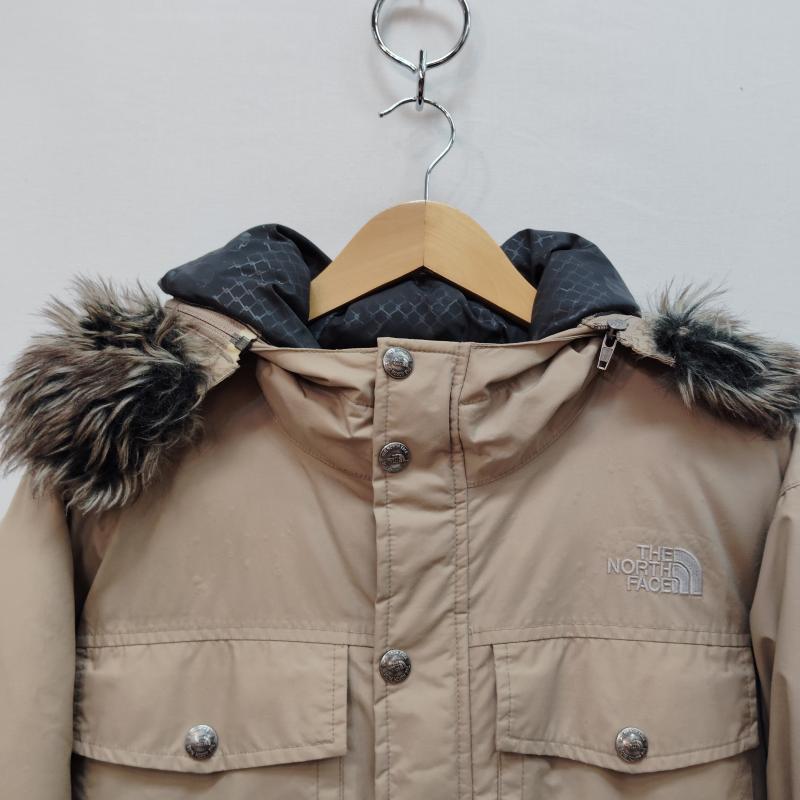 ザノースフェイス THE NORTH FACE ジャケット、上着 ダウンジャケット ゴッサム ジャケット GOTHAM JACKET フェイク ファー付き ダウン ジャケット L ベージュ / ベージュ / beige ボーイズ USED 古着 中古 50170037