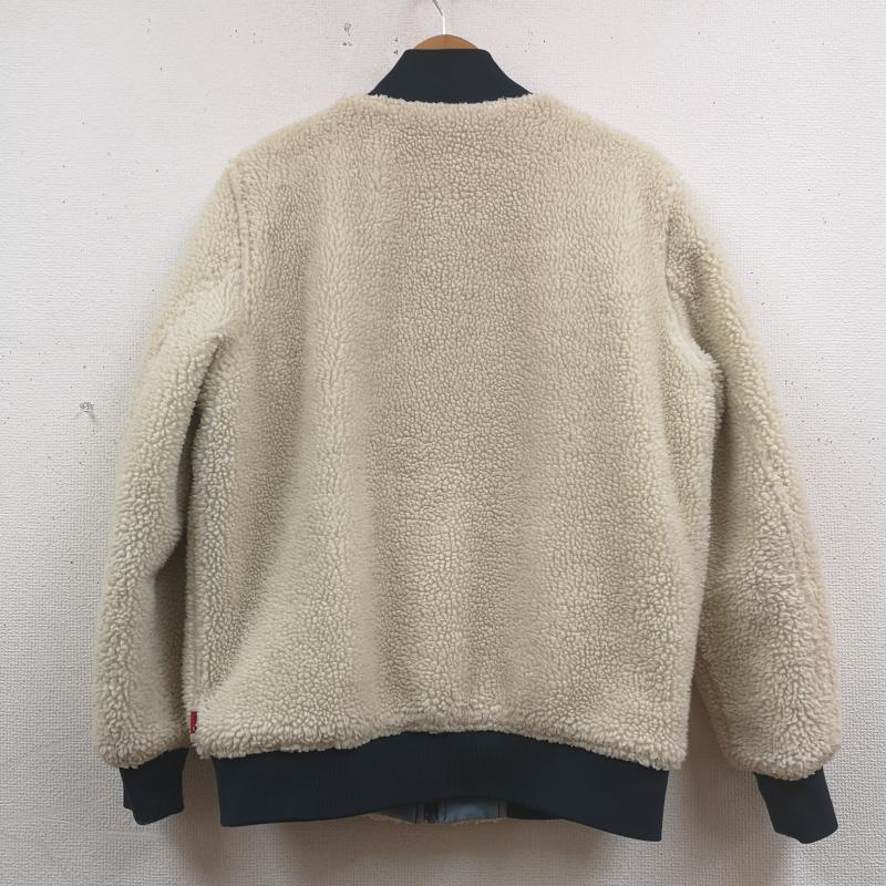 リーバイストラウスアンドコー Levi Strauss & co. ジャケット、上着 ジャンパー、ブルゾン リバーシブル 2WAY キルティング ボア フリース ボンバー ジャケット S インディゴ / インディゴ / Indigo X 白 / ホワイト / white メンズ USED 古着 中古 50170041