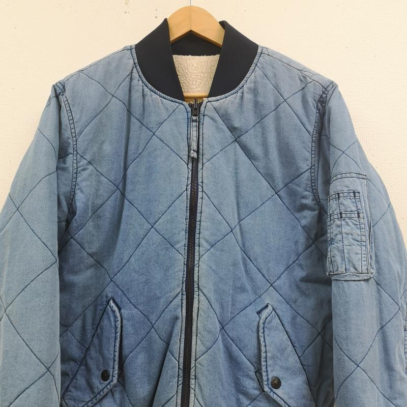 リーバイストラウスアンドコー Levi Strauss & co. ジャケット、上着 ジャンパー、ブルゾン リバーシブル 2WAY キルティング ボア フリース ボンバー ジャケット S インディゴ / インディゴ / Indigo X 白 / ホワイト / white メンズ USED 古着 中古 50170041