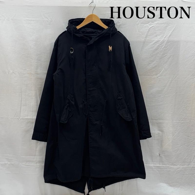 ヒューストン HOUSTON コート コート一般 M-1951 ミリタリー モッズ コート フィッシュテールパーカー ライナー付 XXS 黒 / ブラック / black メンズ USED 古着 中古 50170043