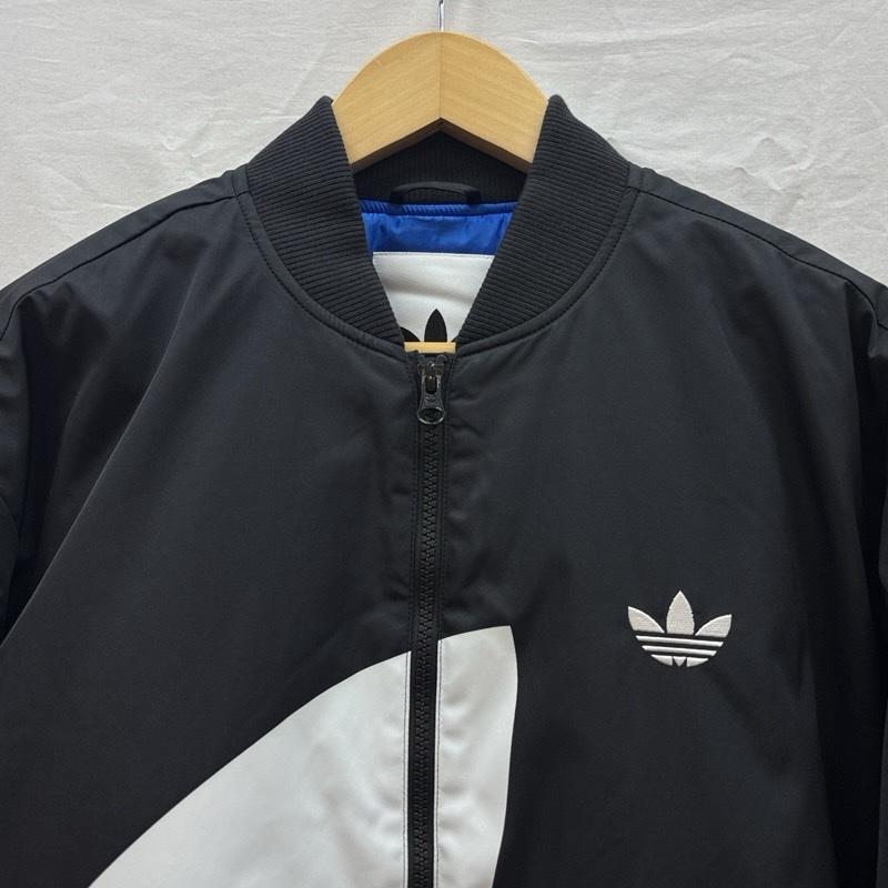 アディダス adidas ジャケット、上着 ジャンパー、ブルゾン JL8380 パデッド ナイロン ボンバー ジャケット オーバーサイズ L 黒 / ブラック / black メンズ USED 古着 中古 50170044